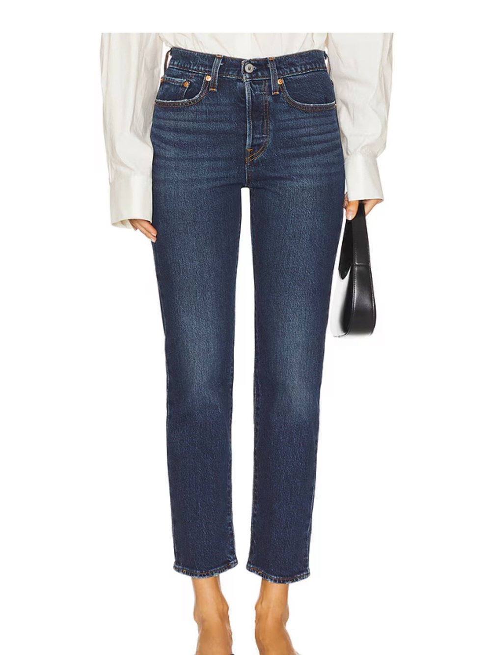 Levi’s Wedgie Straight Jeans in Indifferent Indigo NWOT